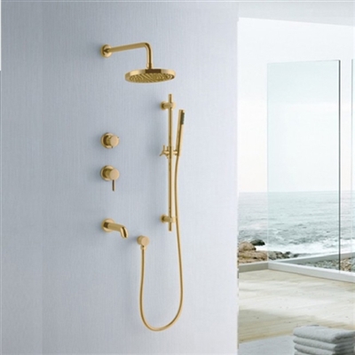 Gold Bathroom Accessories Set